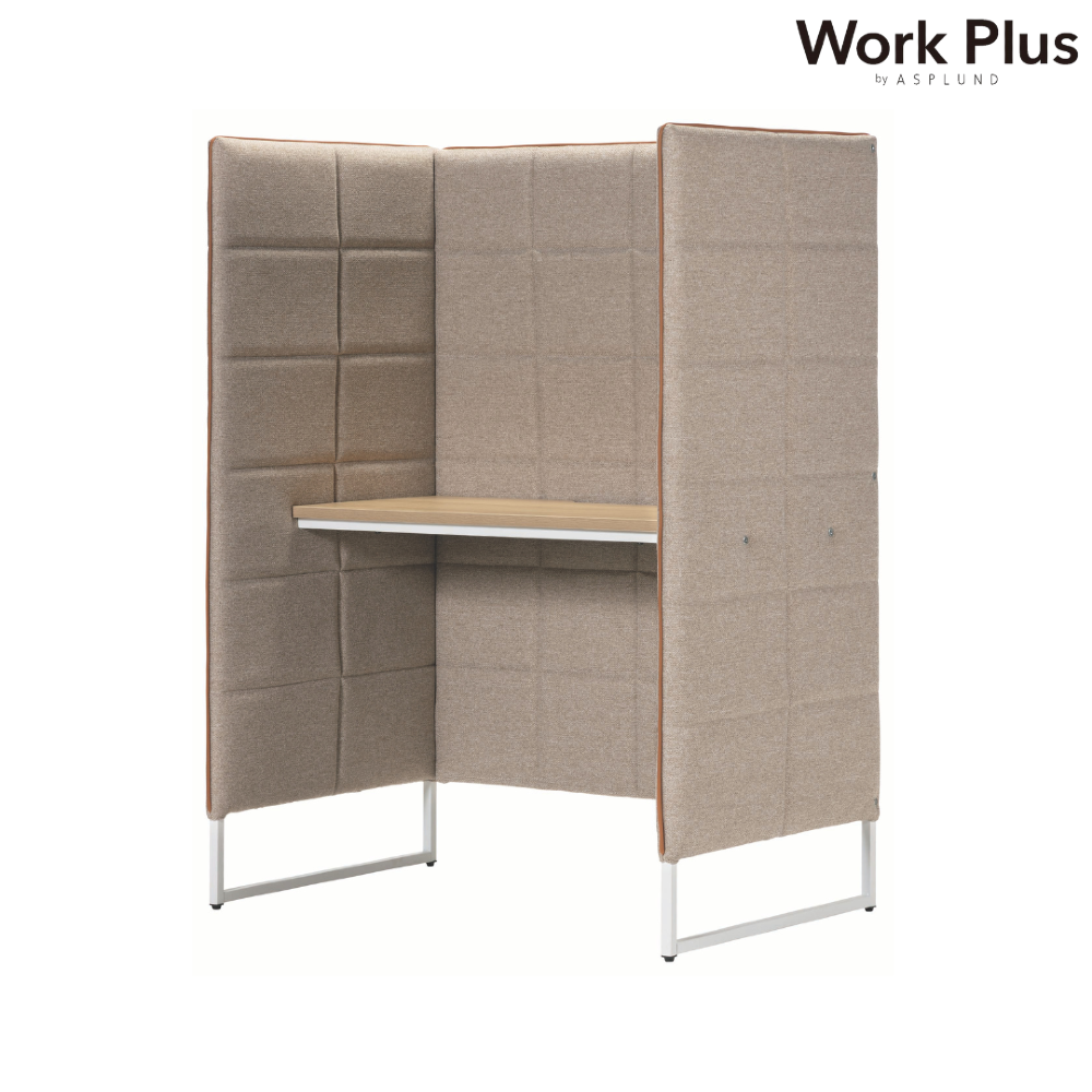 BASED-WIZ ベースドウィズ パーソナルデスク 294223 294230 ワークデスク 半個室 デスク 集中デスク パネル付き オフィスデスク Web会議 在宅ワーク オフィス家具 ファブリック スチール メラミン 組立式